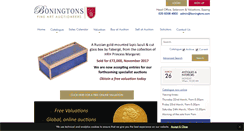 Desktop Screenshot of boningtons.com